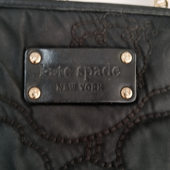 Kate Spade Quilted Nylon leather cherry Floral Tote Bag - Picture 13 of 14